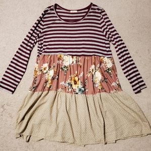 Oddy long sleeve dress